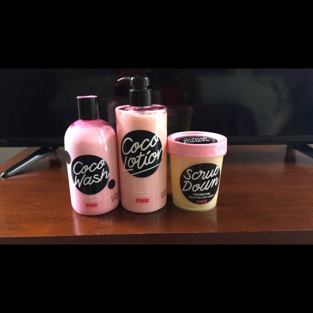 Victoria Secret Pink Coco Trio Set